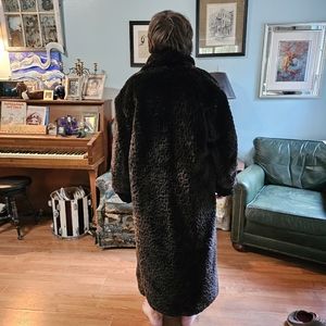 Suede Coat reversible